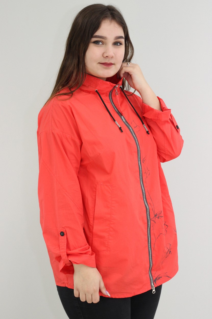 Куртка-Ветровка BF-7979 Корал/Желтый/Фиолет Куртка-Ветровка BF-7979 Корал/Желтый/Фиолет