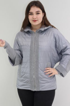 Куртка АМ-9403 Серая (Съемный Манжет)