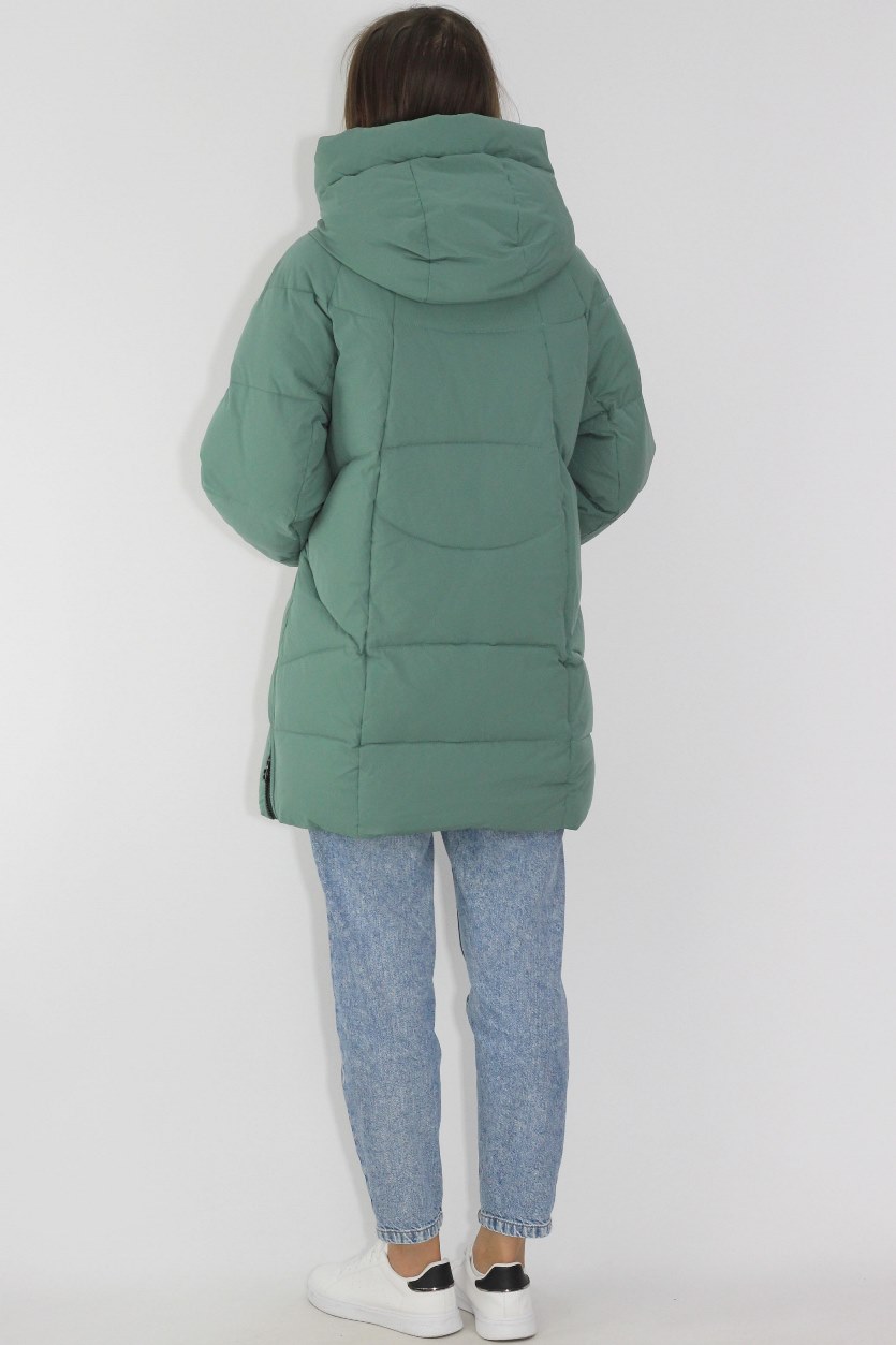 Пуховик ТМ-9189 (525) Зеленый Пуховик ТМ-9189 (525) Зеленый